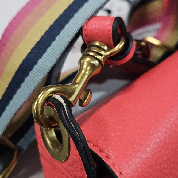 Coach Red Leather Crossbody With Coach Box! NWOT - Picture 16 of 16